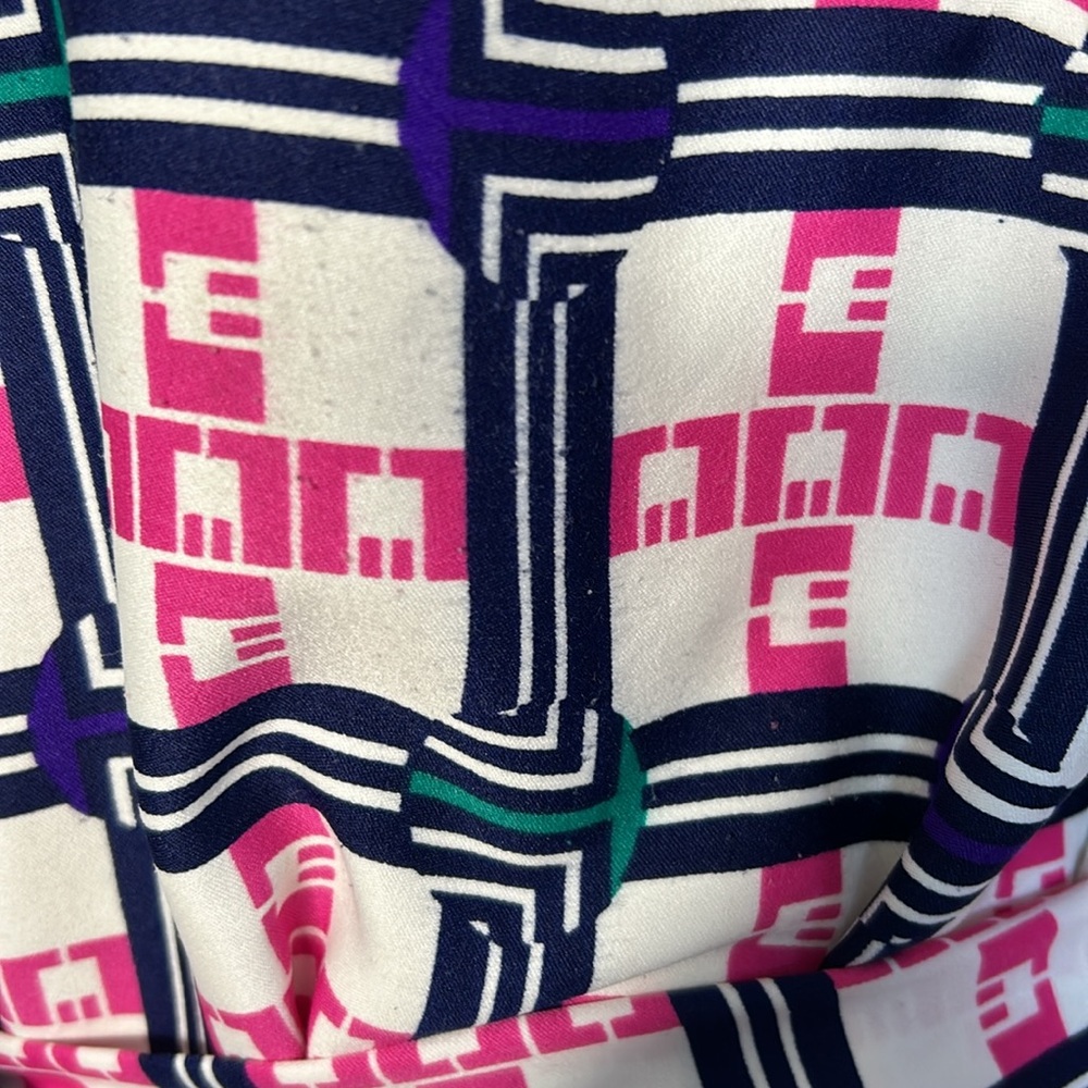 Vintage Lanvin plaid button down shirt dress - Picture 8 of 12